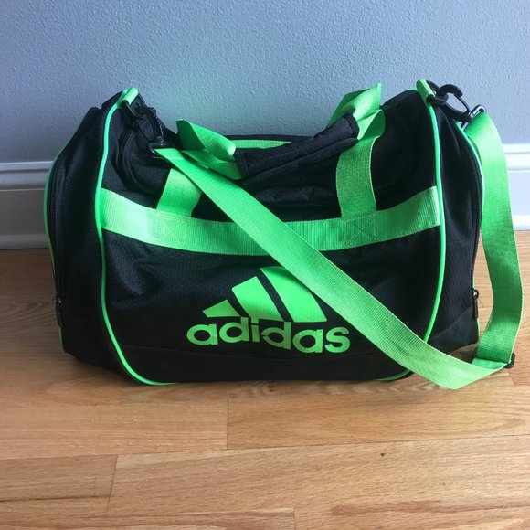 adidas Handbags - Adidas Green/Black Medium Gym Duffel Bag
